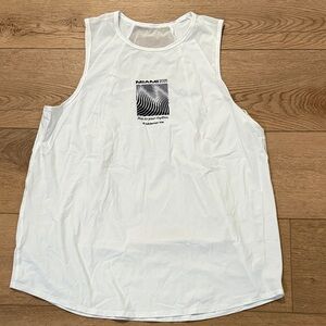 lululemon athletica White Sleeveless Graphic Tank